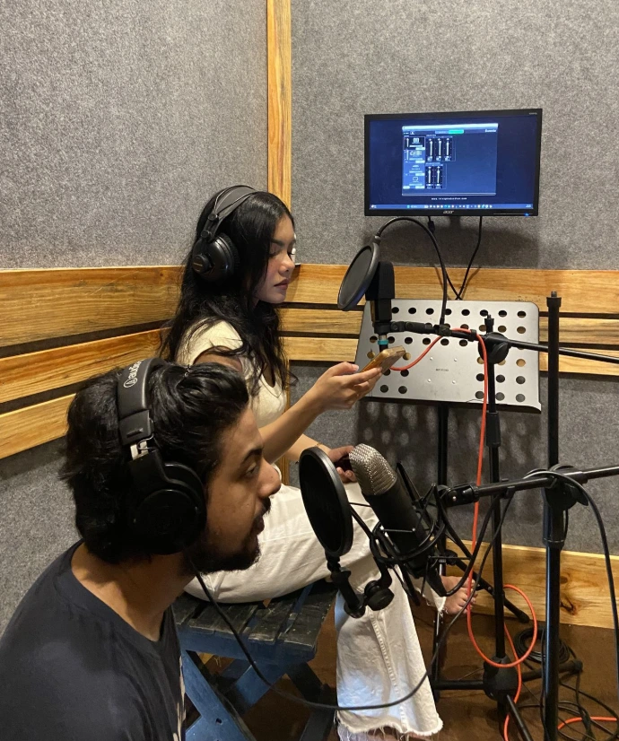 recording session